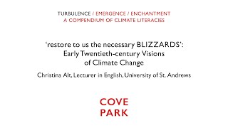 'restore to us the necessary BLIZZARDS', Christina Alt