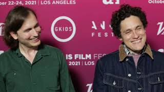 The Mitchells vs the Machines | Jeff Rowe and Phil Lord Animation Is Film Red Carpet Interview