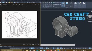 AutoCAD 3D Modeling Tutorial | Precision Mechanical Support Bracket (Step-by-Step)