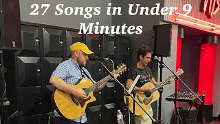 27 Songs in Under 9 Minutes