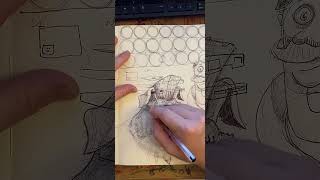 Mutant Mayhem Unleashed! 💥 Drawing Bebop | Raw Sketchbook #16 (Unedited TMNT Fan Art)