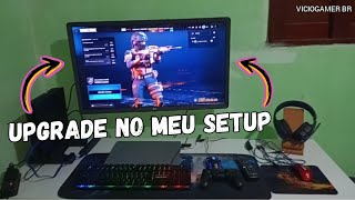 GANHEI uma TV dos Meus PAIS e fiz um UPGRADE no meu SETUP GAMER + REFORMA do quarto 
