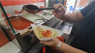Street Food in Spain 🇪🇸 | Chicken Shwarma | VFS | Jalil Cheema - #food #viral #travel #trending