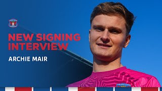 Archie Mair speaks after joining United on loan
