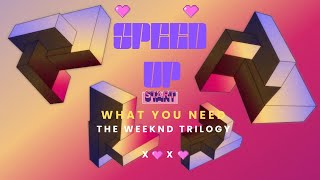 What you need ! Speed up I The Weeknd Speed up your favorite I The Weekend Speedup xo Xo
