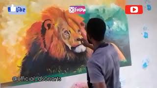 #lionpainting