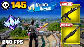 Fortnite Unreal Ranked Reload | High Kill Gameplay | Keyboard & Mouse | 240 FPS