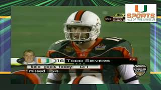 Todd Sievers - UM Sports Hall of Fame and Museum