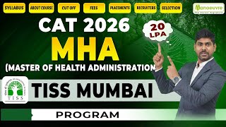 All About TISS MHA Through CAT 2026 | TISS Mumbai MHA Complete Guide 🔥| Selection | Placements #mha