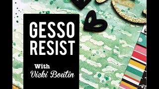 Gesso Resist with Vicki Boutin
