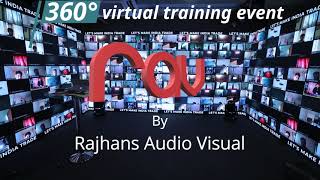 360° Virtual Training Event by Rajhans Audio Visual
