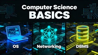 Computer Science Basics Explained | OS, Networking & DBMS | Beginner-Friendly Tech Guide