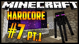 Hunting Endermen! - Let's Play Minecraft Hardcore Survival! #7|Pt. 1