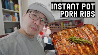 INSTANT POT pork ribs