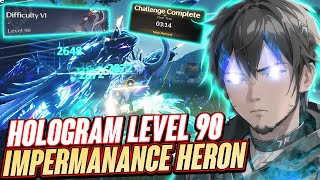 Impermanence Heron Hologram MAX Level 90! VS Level 60 Jiyan R6 - Wuthering Waves
