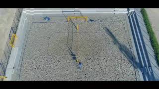 New sportarea, beach/soccer volley Lagundo - aerial shoooting