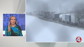 Over 100 vehicles involved in Thursday's crash on the Thruway in Batavia