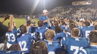 Madison Blue Streaks Victory Speech