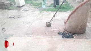 Full raining with ice stone saudi arabia.