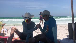 Celestial Terrestrials live on the beach!