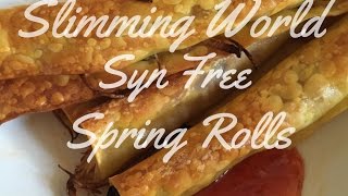 Slimming World Recipes Syn Free | Chinese Spring Rolls