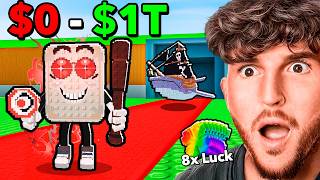 $0 - $1T Only Using 8X LUCK in Steal a Brainrot..