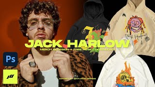 Redesigning Merch for JACK HARLOW In Photoshop 2022