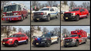 Paterson FD EMS 4,Valley EMS Medics,Car 9,Paterson PD,Batt 4 & Rescue 2 transporting to St Joes Hosp