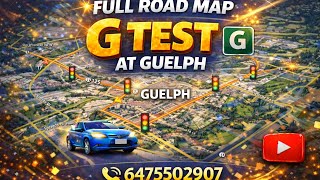 G Test route - 1 Road map .Followpass your test with first attempt 6475502907 @GIGCarDrivinglimited 