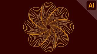 Create a Flower Spirograph | ILLUSTRATOR TUTORIAL