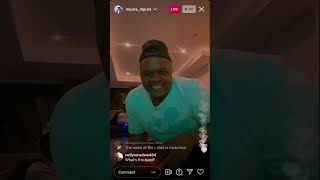 Mpura Mpura playing and losing in PlayStation with soa mattrix live on Instagram