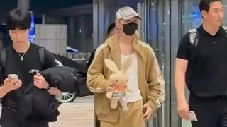 Straykids Felix Airport Departure from Thailand heading back to Korea 스트레이 키즈