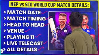 Nepal vs Scotland T20 World Cup 2026 | Nepal vs Scotland cricket live, Nepal Cricket Live Today