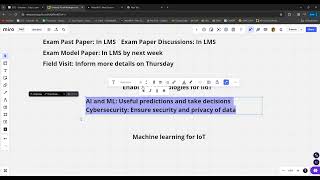 #18 Machine learning for IoT (6th Feb 2024)