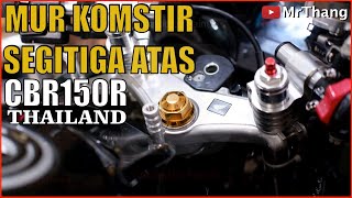Mur Komstir Segitiga CBR150, CB150, Verza, Sonic | Mur Segitiga Probolt | #CBRVLOG