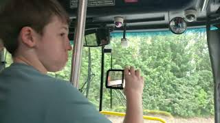 Universal Transportation bus and city walk