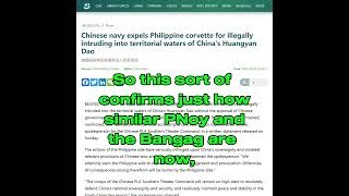 BBM quietly raised Tensions in the SCS by sending a Naval Ship, the BRP Mabini to Panatag Shoal
