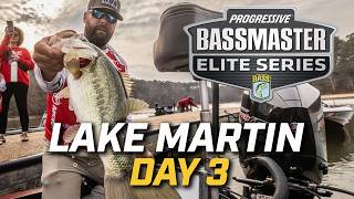 Semi-Final Saturday of Bassmaster Elite weigh-in at Lake Martin