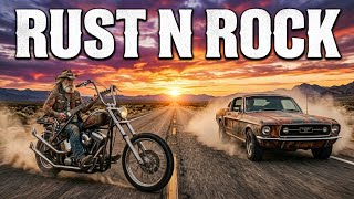 ⚡ TURN IT LOUD – RUST N ROCK PLAYLIST | Rebels Driving Into the Burning Sunset