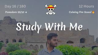 Day 16/180 | LIVE Study With Me 💻 Pomodoro 50/10 | Full-Stack Dev • LeetCode • Job Prep