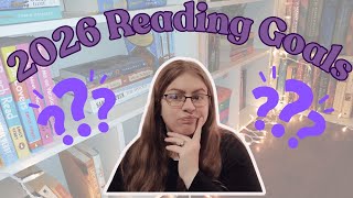 MY READING GOALS FOR 2026 | Realistic Bookish Goals #booktube #books #bookish #booktubetbr