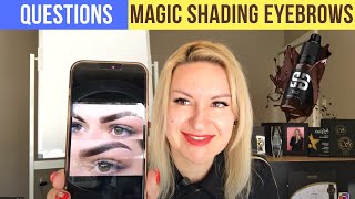 PMU Magic shading eyebrows. Answers on questions