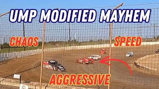 INSANE UMP Modified Dirt Racing in Canada | Side-by-Side Action & Big Slides!