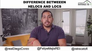 Difference between HELOC and LOCS