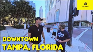 Walking Downtown Tampa, Florida