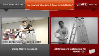 Acti Time is Money  Acti Camera Installation Kit VS Traditional Installation