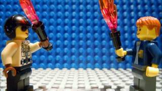 Playing with lego fire