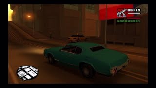 GTA San Andreas (PS4) - Taxi Runs Over Cop