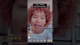Alissa Ashley arguing with her cat and the cat straight arguing back IG live
