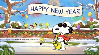 Celebrate New Year Vibes with Snoopy 🎄✨ Festive Vintage Jazz for Perfect Holiday